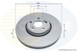 COMLINE Brzdový kotúč COMLINE - centralcar - 19 000 Ft