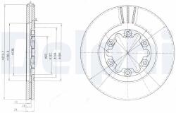 DELPHI Tarcza Ham. Ford Ranger 99- (bg3809)
