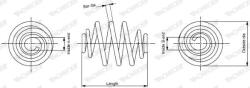 MONROE Pružina podvozku MONROE SP3411 (SP3411)