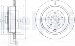 DELPHI Tarcza Ham. Subaru Trebica 05- (bg4267)