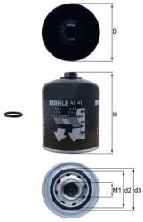 MAHLE Patróna vysúšača vzduchu, pneumatický systém MAHLE AL 41 (AL 41)