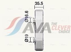 AVA Clever Choice Výmenník tepla vnútorného kúrenia AVA Clever Choice RT6663 (RT6663)
