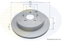 COMLINE Brzdový kotúč COMLINE ADC0928V (ADC0928V)