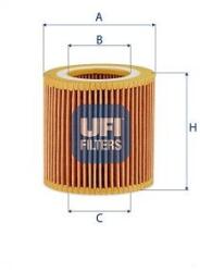 UFI Olejový filter UFI 25.232. 00 (25.232.00)