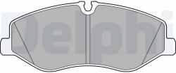 DELPHI Sada brzdových platničiek kotúčovej brzdy DELPHI LP3138 (LP3138)