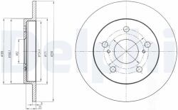 DELPHI Tarcza Ham. Toyota Auris 07- (bg4233)