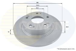 COMLINE Brzdový kotúč COMLINE ADC0549 (ADC0549)