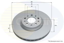 COMLINE Brzdový kotúč COMLINE ADC2974V (ADC2974V)