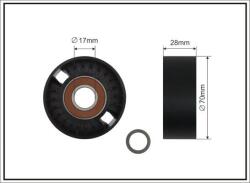 CAFFARO Napínacia kladka rebrovaného klinového remeňa CAFFARO 11-95 SC (11-95 SC)