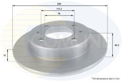 COMLINE Brzdový kotúč COMLINE ADC1020 (ADC1020)