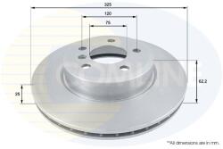 COMLINE Brzdový kotúč COMLINE ADC1719V (ADC1719V)