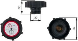 GATES Uzatvárací kryt, nádobka chladiacej kvapaliny GATES RC230 (RC230)