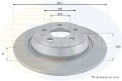 COMLINE Brzdový kotúč COMLINE ADC1240 (ADC1240)