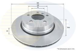 COMLINE Brzdový kotúč COMLINE ADC1720V (ADC1720V)