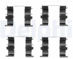 DELPHI Súprava príslušenstva, obloženie kotúčovej brzdy DELPHI LX0418 (LX0418)
