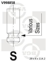 BGA Zawor Wydechowy (v998858)