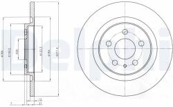 DELPHI Tarcza Ham. Fiat Ulysse (bg3741)