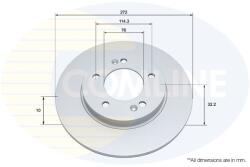 COMLINE Brzdový kotúč COMLINE ADC4064 (ADC4064)