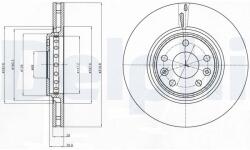 DELPHI Tarcza Ham. Renault Laguna Iii (bg4266)