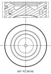 MAHLE Piest MAHLE 007 PI 00102 002 (007 PI 00102 002)