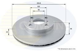 COMLINE Brzdový kotúč COMLINE ADC0151V (ADC0151V)