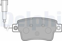 DELPHI Sada brzdových platničiek kotúčovej brzdy DELPHI LP2231 (LP2231)