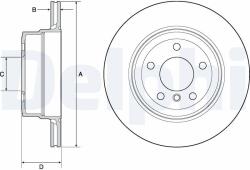 DELPHI Tarcza Ham. Bmw 5 E60 E61 05- (bg4695c)