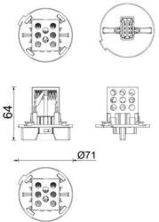 MAHLE Odpor vnútorného ventilátora MAHLE ABR 167 000P (ABR 167 000P)
