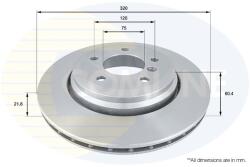 COMLINE Brzdový kotúč COMLINE ADC1725V (ADC1725V)
