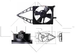 NRF Ventilátor chladenia motora NRF 47020 (47020)