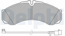 DELPHI Sada brzdových platničiek kotúčovej brzdy DELPHI LP3658 (LP3658)