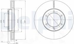 DELPHI Tarcza Ham. Toyota Dyna 01- (bg4209)