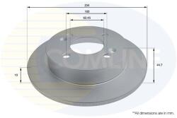 COMLINE Brzdový kotúč COMLINE ADC2840 (ADC2840)