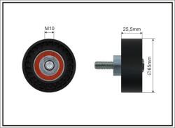 CAFFARO Vratná/vodiaca kladka rebrovaného klinového remeňa CAFFARO 05-19 (05-19)