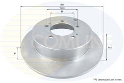 COMLINE Brzdový kotúč COMLINE ADC1586 (ADC1586)