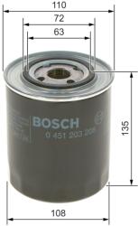 Bosch Olejový filter BOSCH 0 451 203 206 (0 451 203 206)