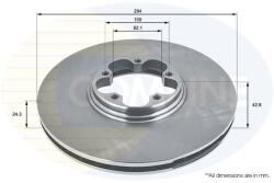 COMLINE Brzdový kotúč COMLINE ADC1213V (ADC1213V)