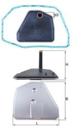 MAHLE Filtr Hydrauliczny Automat. Skb Audi Vw (hx 164d)