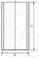 Goetze Engine Vložka valca GOETZE ENGINE 14-010900-00 (14-010900-00)