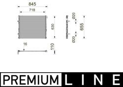 MAHLE Chladič motora MAHLE CR 2803 000P (CR 2803 000P)