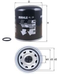 MAHLE Patróna vysúšača vzduchu, pneumatický systém MAHLE AL 24 (AL 24)