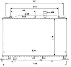 NRF Chladič motora NRF 53822 (53822)