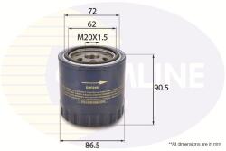COMLINE Olejový filter COMLINE EOF246 (EOF246)
