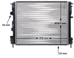MAHLE Chladič motora MAHLE CR 35 000S (CR 35 000S)