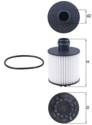 MAHLE Olejový filter MAHLE OX 1171D (OX 1171D)