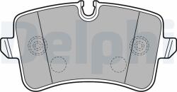 DELPHI Sada brzdových platničiek kotúčovej brzdy DELPHI LP2226 (LP2226)