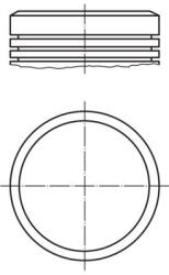 MAHLE Piest MAHLE 040 02 00 (040 02 00)