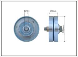 CAFFARO Napínacia kladka rebrovaného klinového remeňa CAFFARO 500131 (500131)