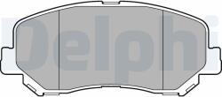 DELPHI Sada brzdových platničiek kotúčovej brzdy DELPHI LP3269 (LP3269)