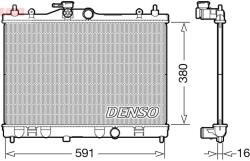 DENSO Chladič motora DENSO DRM46040 (DRM46040)